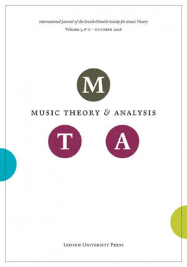 Music Theory and Analysis Volume 3 Issue II, 2016 (Journal Subscription)