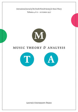 Music Theory and Analysis Volume 4 Issue II, 2017 (Journal Subscription)