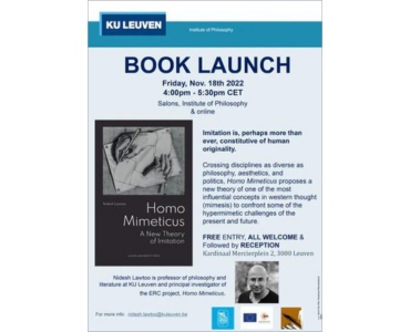 Book Launch 'Homo Mimeticus'