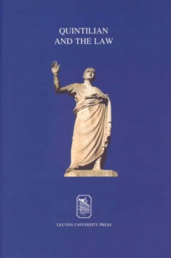 Book cover for the book Quintilian and the law