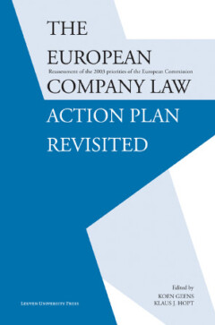 Book cover for the book The European Company Law Action Plan Revisited