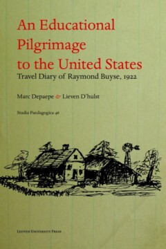 Book cover for the book An Educational Pilgrimage to the United States. Un pèlerinage psycho-pédagogique aux États-Unis.