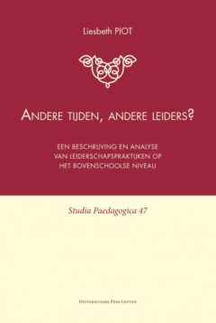 Book cover for the book Andere tijden, andere leiders?