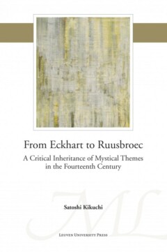 Book cover for the book From Eckhart to Ruusbroec