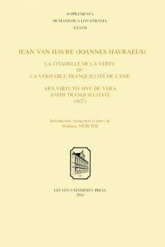Book cover for the book Jean van Havre (Joannes Havraeus)