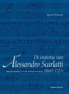Book cover for the book De oratoria van Alessandro Scarlatti (1660–1725)