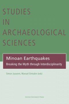 Book cover for the book Minoan Earthquakes