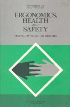 Book cover for the book Ergonomics, Health and Safety
