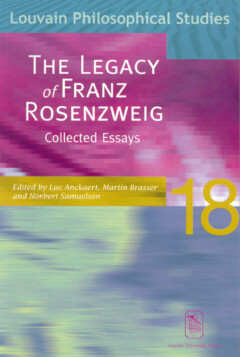 Book cover for the book The Legacy of Franz Rosenzweig