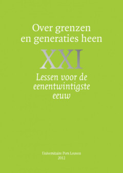 Book cover for the book Over grenzen en generaties heen