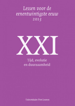 Book cover for the book Tijd, evolutie en duurzaamheid