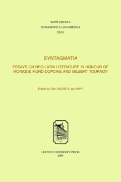 Book cover for the book Syntagmatia