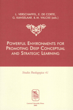 Book cover for the book Powerful environments for promoting deep conceptual and strategic learning
