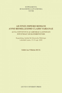 Book cover for the book Ad fines imperii Romani anno bismillesimo cladi Varianae
