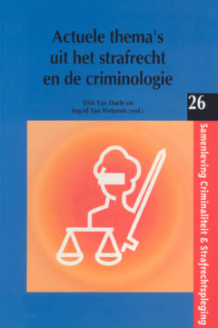 Book cover for the book Actuele thema’s uit het strafrecht en de criminologie