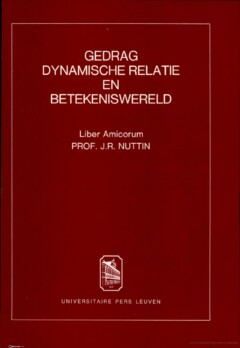 Book cover for the book Gedrag, dynamische relatie en betekeniswereld