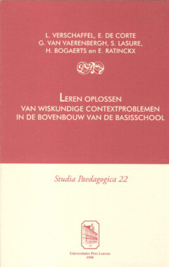 Book cover for the book Leren oplossen van wiskundige context-problemen in de bovenbouw van de basisschool