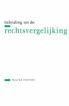 Book cover for the book Inleiding tot de rechtsvergelijking