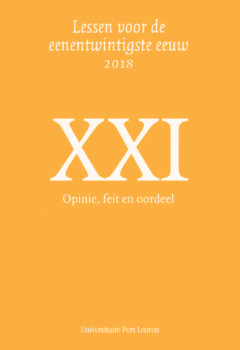 Book cover for the book Opinie, feit en oordeel