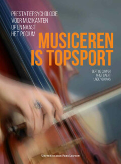Book cover for the book Musiceren is topsport