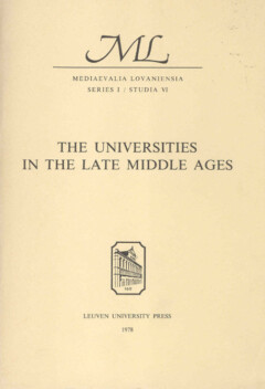 Book cover for the book The Universities in the Late Middle Ages