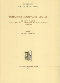 Book cover for the book Iohannis Harmonii Marsi