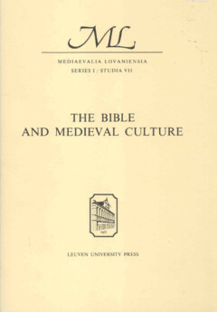 Book cover for the book The Bible and Medieval Culture