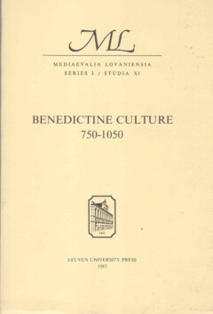 Book cover for the book Benedictine Culture 750-1050