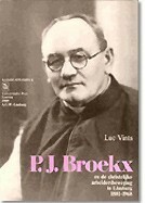 Book cover for the book P.J. Broekx en de christelijke arbeidersbeweging in Limburg