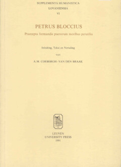 Book cover for the book Petrus Bloccius