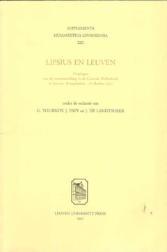 Book cover for the book Lipsius en Leuven