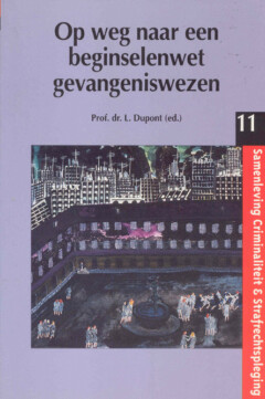 Book cover for the book Op weg naar een beginselenwet gevangeniswezen