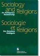 Book cover for the book Sociology and Religions. An Ambiguous Relationship