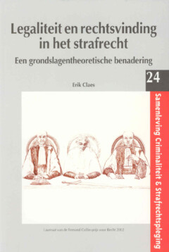 Book cover for the book Legaliteit en rechtsvinding in het strafrecht
