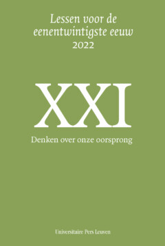 Book cover for the book Denken over onze oorsprong