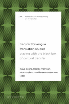 Book cover for the book Transfer Thinking in Translation Studies