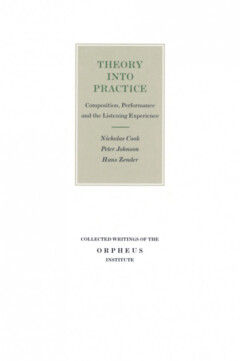 Book cover for Theory into practice