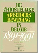 Book cover for the book De christelijke arbeidersbeweging in België