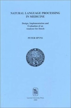 Book cover for the book Natural Language Processing in Medicine