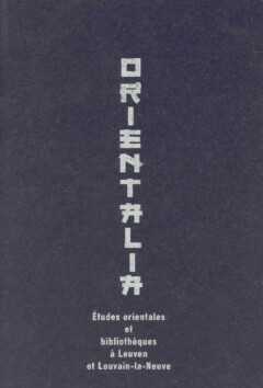 Book cover for the book Orientalia