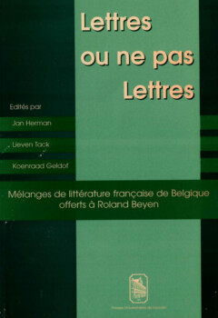 Book cover for the book Lettres ou ne pas lettres