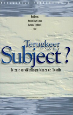 Book cover for the book Terugkeer van het Subject?