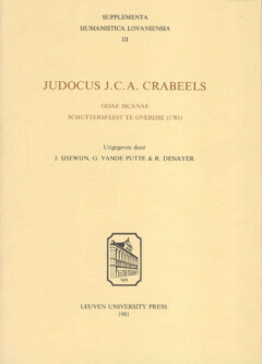 Book cover for the book Judocus J.C.A. Crabeels