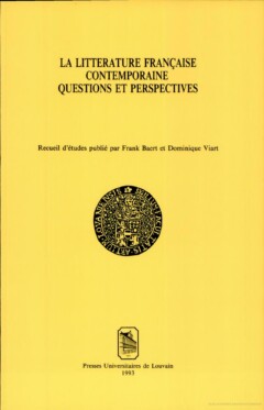 Book cover for the book La littérature française contemporaine