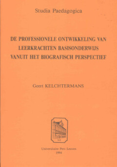Book cover for the book De professionele ontwikkeling van leerkrachten basisonderwijs vanuit het biografisch perspectief