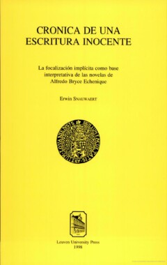 Book cover for the book Crónica de una escritura inocente
