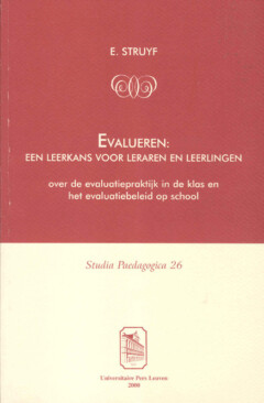 Book cover for the book Evalueren: een leerkans voor leraren en leerlingen