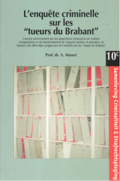 Book cover for the book L’ enquête criminelle sur les “tueurs du Brabant”