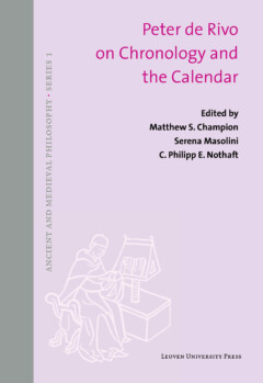 Book cover for the book Peter de Rivo on Chronology and the Calendar