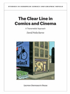 Book cover for the book The Clear Line in Comics and Cinema